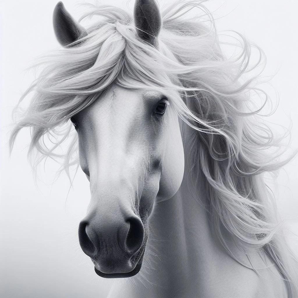 صورة حصان أبيض موقع صوري