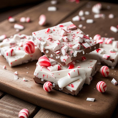Peppermint hi fi rush-Flavor Takeover: Peppermint Dominates this Holiday, Leaving Pumpkin Spice Behind-peppermint frosty-williams sonoma peppermint bark--Weddings by KMich-Lansdale PA