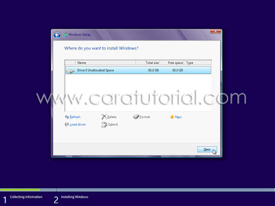 Cara Tutorial Install Windows 8