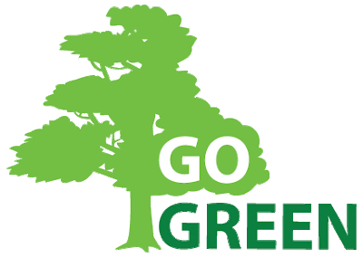 Gambar Go green the Earth Logo  Coba unik