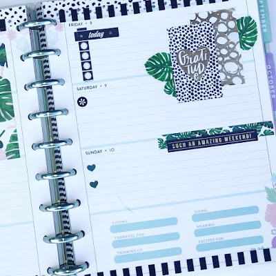 Happy Planner weekly layout. Happy Planner monthly spread layout. Functional horizontal layout