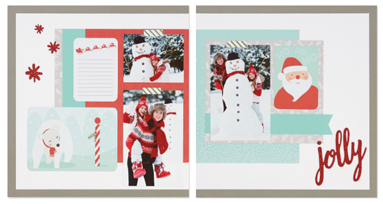 2016-11 Happy, Happy Christmas - layout 2
