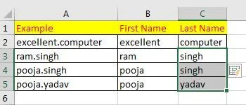 Excel Flash Fill