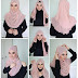 Gambar Tutorial Hijab Segi 4