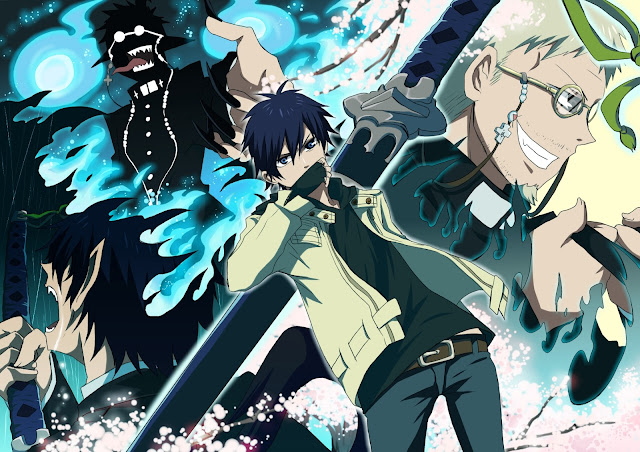   Ao no Exorcist Rino Okumura  Shirō Fujimoto Priest Haft Demon katana male guy anime hd wallpaper desktop pc background 0022.