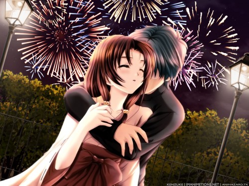 wallpaper of love couples. anime love kiss wallpaper.