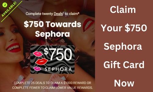 $750 Sephora  Gift Card
