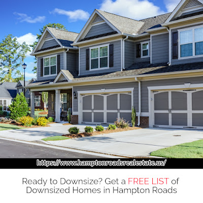 Free List of Downsized Homes in Hampton Roads