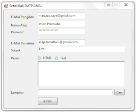 VB.Net | Mengirim Email dengan VB.Net