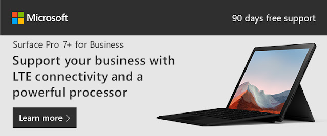 Microsoft Surface Pro 7+ for Business - Support Your Business With LTE Connectivity and a Powerful Processor [RJOVenturesInc.com]