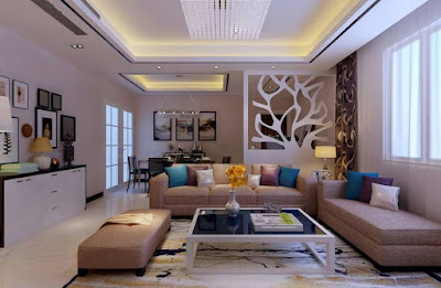 magnificent luxurious living room design idea
