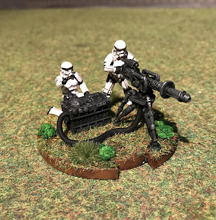 3D Printed E-Web heavy Blaster Crew for Star Wars Legion