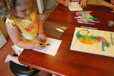 Father's Day Cards inspired by Mister Seahorse by Eric Carle via www.happybirthdayauthor.com