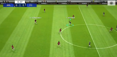  A new android soccer game that is cool and has good graphics UCL Patch PES 2019 Mobile V3.3.1 New Miniface