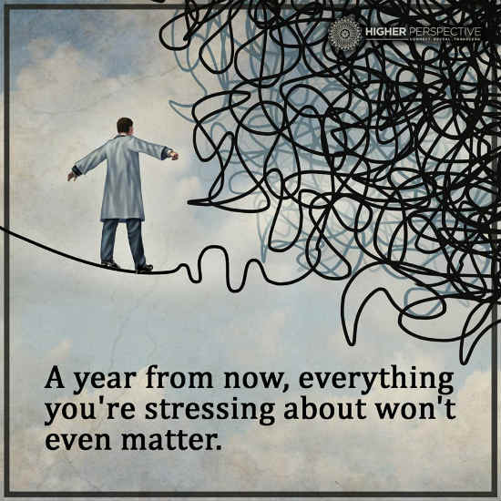 A Year From Now Everything You Re Stressing About Won T Even Matter Spirit Science Quotes