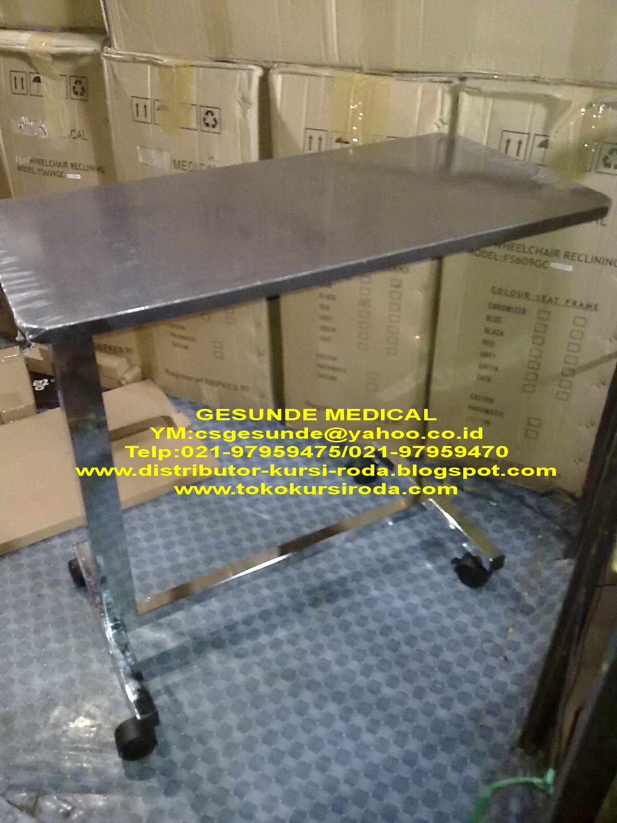 Jual Overbed Table Meja  Makan  Untuk Tempat Tidur Rumah 