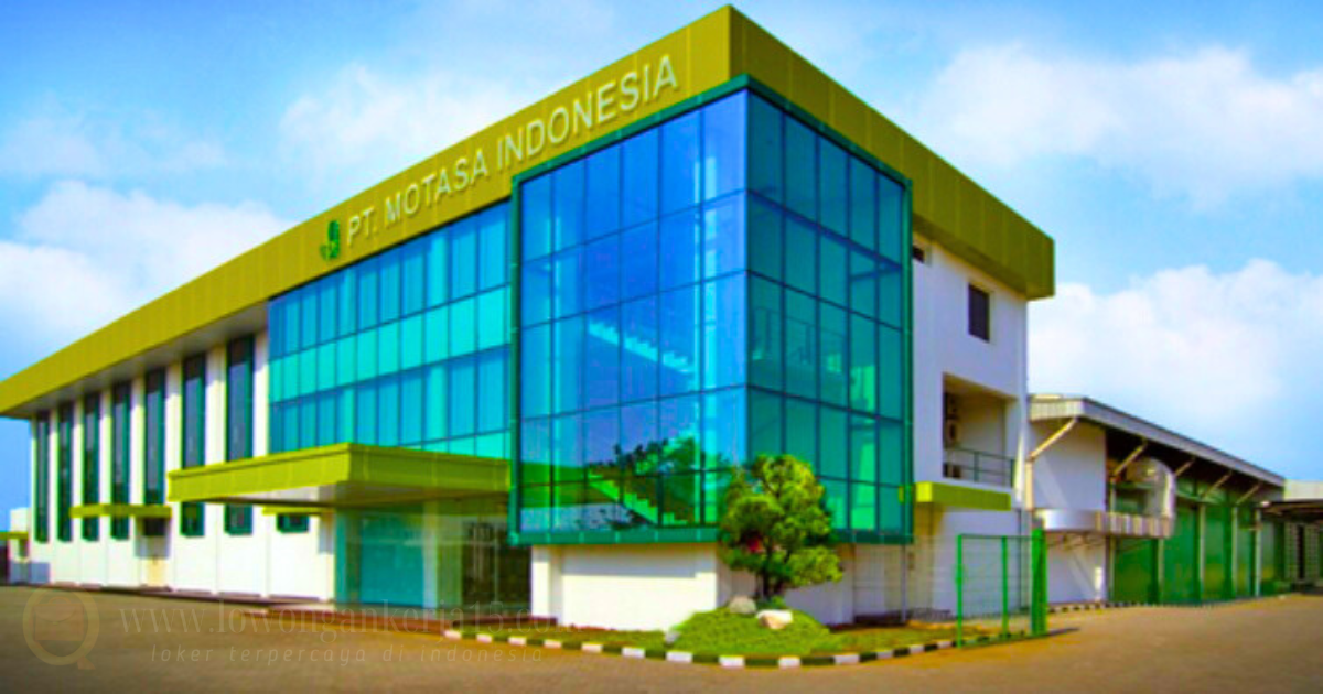 Lowongan Kerja Pabrik Mojokerto di PT Motasa Indonesia Posisi Technical Support (Produksi)