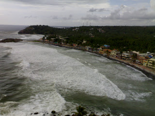 Kovalam Eve's Beach from the top