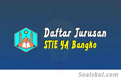 daftar jurusan stie ya bangko