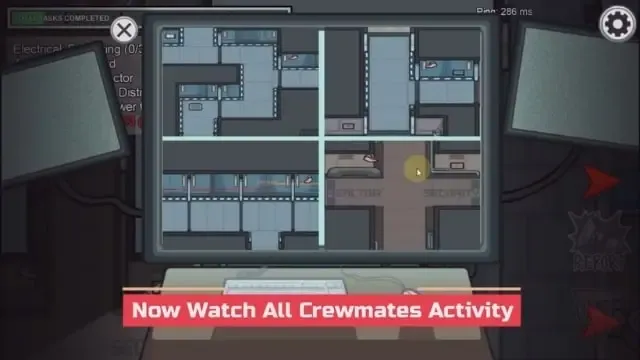 how to check cameras in among us