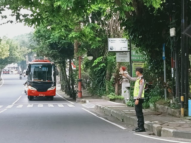 Wujudkan Keamanan Masyarakat di Pagi Hari, Personil Polres Gianyar Lakukan PH Pagi