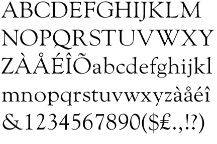 The agelessness of this font repeats the sophisticated styles of typography The agelessness of this font repeats the sophisticated styles of typography