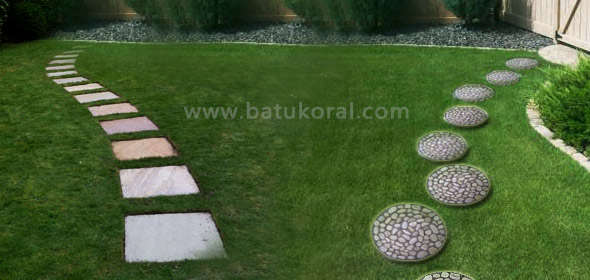 JUAL STEPPING STONE BATU PIJAKAN TAMAN  DI JAKARTA 