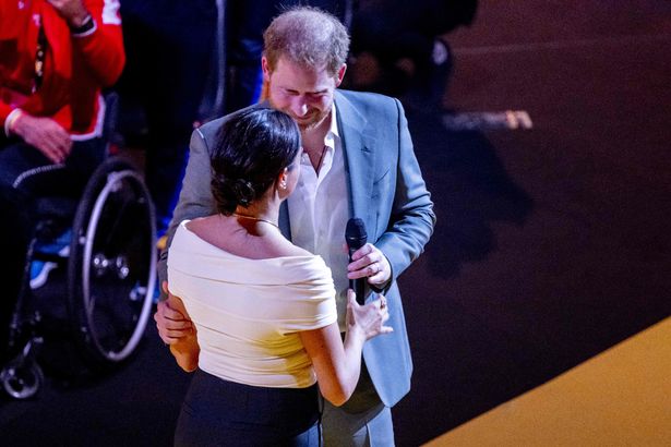 Meghan Markle's tribute left Prince Harry teary-eyed in speech at Invictus Games.