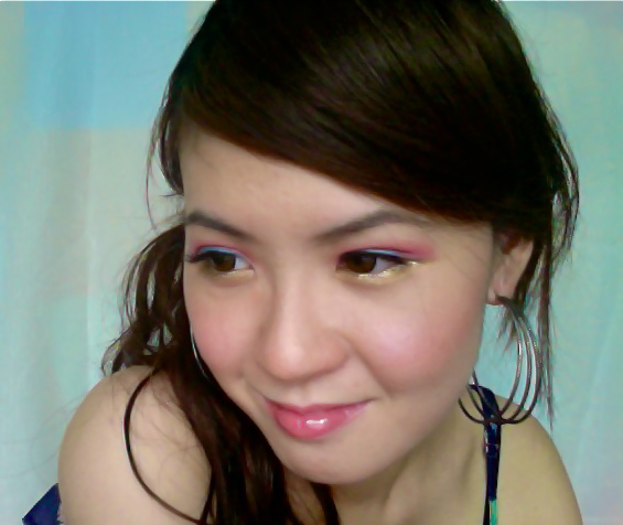 I was inspired by one of the look the Taiwanese celebrity makeup artist 