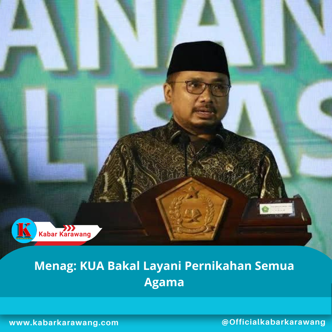 Menag: KUA Bakal Layani Pernikahan Semua Agama