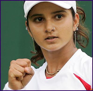 Tennis player Sania Mirza Hot face 