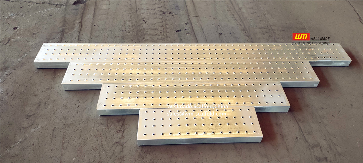 63mm scaffold boards for kwikstage scaffolding- 230mm steel plank with hooks use together with kwikstage transom - AS1577 standard scaffold parts to Australia- wellmade China