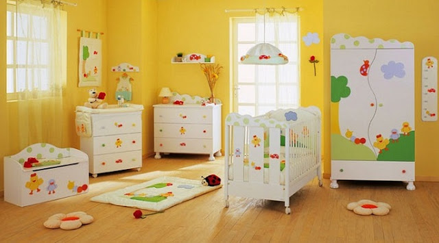 Mobiliario divertido y colorido para bebé 