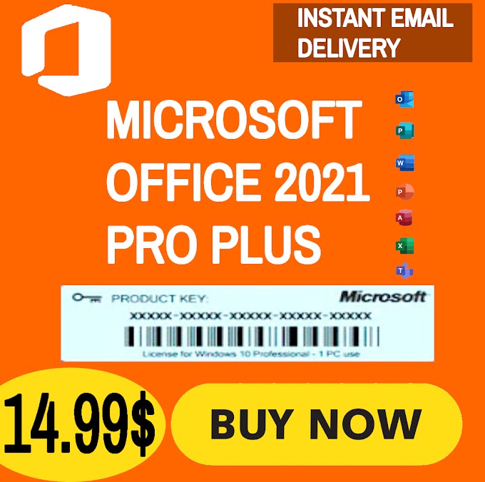 Office 2021 Pro Plus Key Lifetime License Instant Delivery
