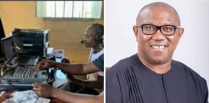 Young Kastina state boy Builts mini radio station to preach about Peter Obi 