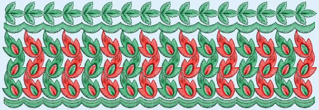 bordure en dentelle colorée pour Diwali festival