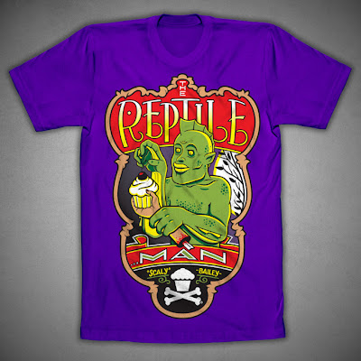 Johnny Cupcakes There’s Something In The Cupcake Mix! Series 5 - The Reptile Man T-Shirt