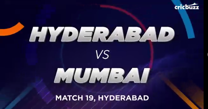19th Match of VIVO IPL Season 12, SRH vs MI in Hyderabad