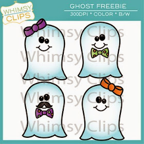  Ghost Clipart Freebie