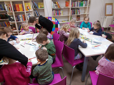 Lekcja biblioteczna, dla dzieci, Biblioteka na Bocianowie w Bydgoszczy