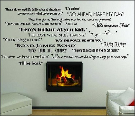 Movie Quotes Wall Decals