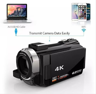 Handycam Camcorder HDV-524KM 4K Wifi 48MP 16X Zoom Microphone Sisa Stok