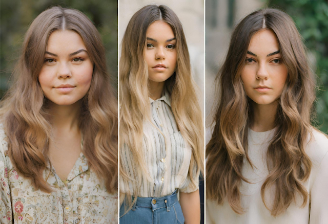 long and lovely: hairstyles to enhance round big faces