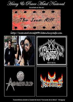 HEAVY - POWER METAL PARAGUAYO - Radio de Difusión Metalera The Iron Riff - Mhytika - Arcano - Asghard - Kronus