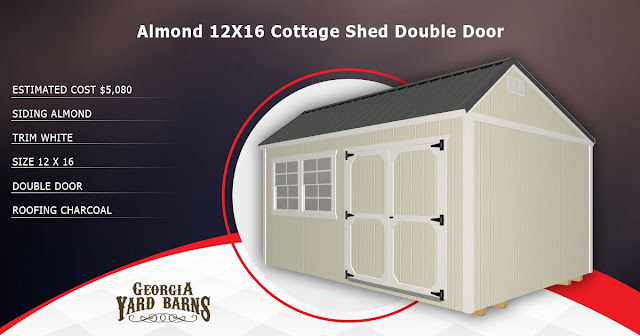 12X16 Cottage Shed