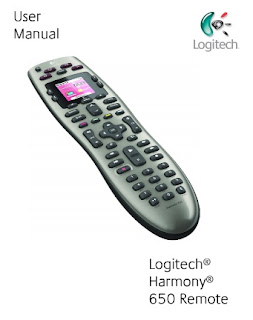 Logitech Harmony 650 Manual