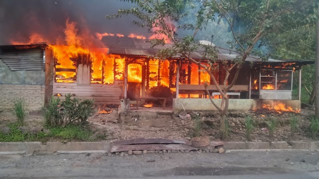 1 Unit Rumah di Dusun Ambar Ludes Terbakar saat Ditinggal Pemilik