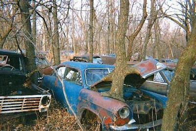 abandoned cars