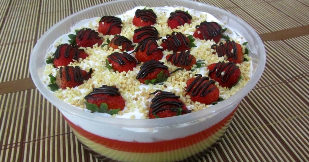 -: Strawberry Trifle.