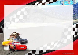 Cars 3: Free Printable Invitations.